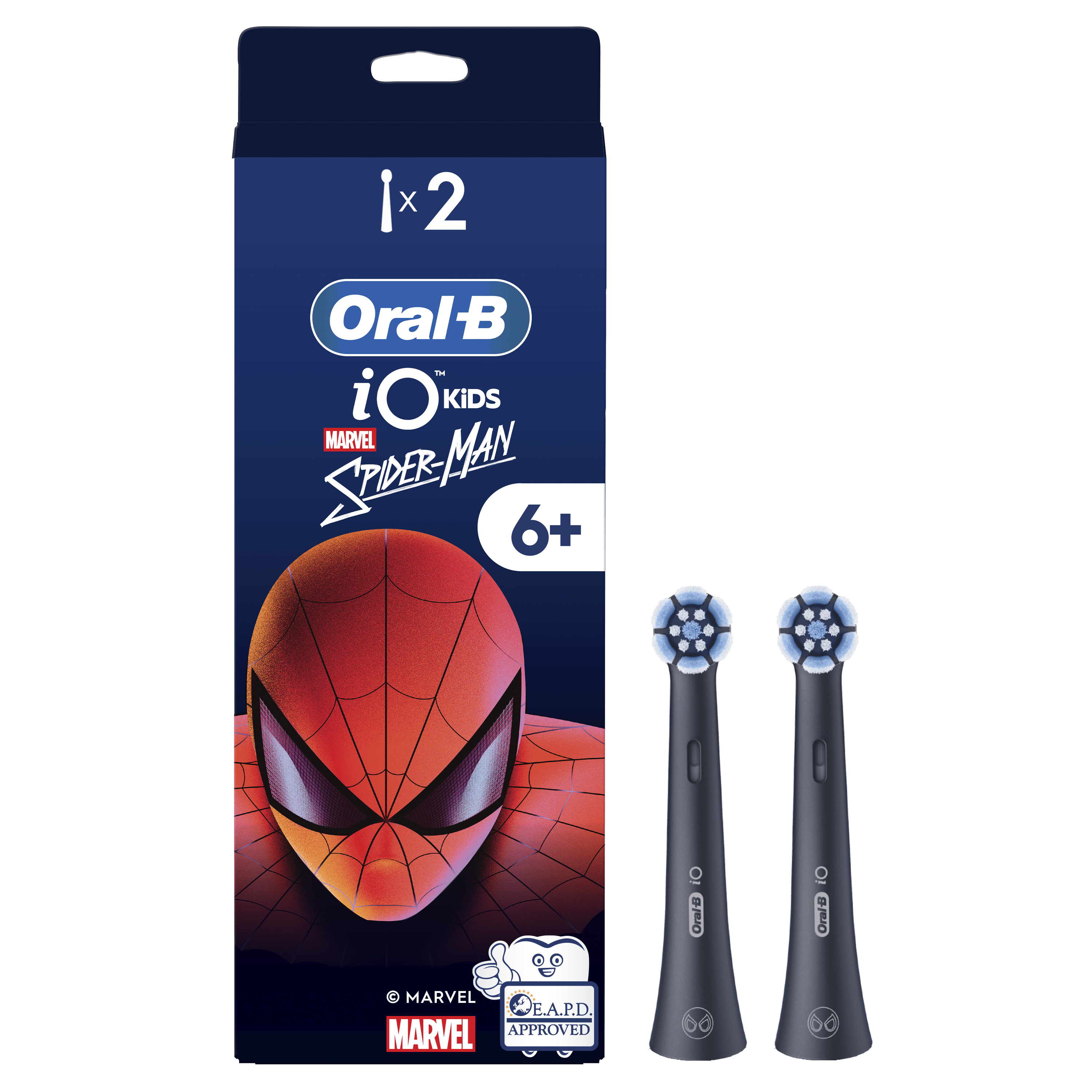 Oral-B iO Kids 6 Ans Et Plus Spiderman Brossettes Brosse À Dents Électrique, 2