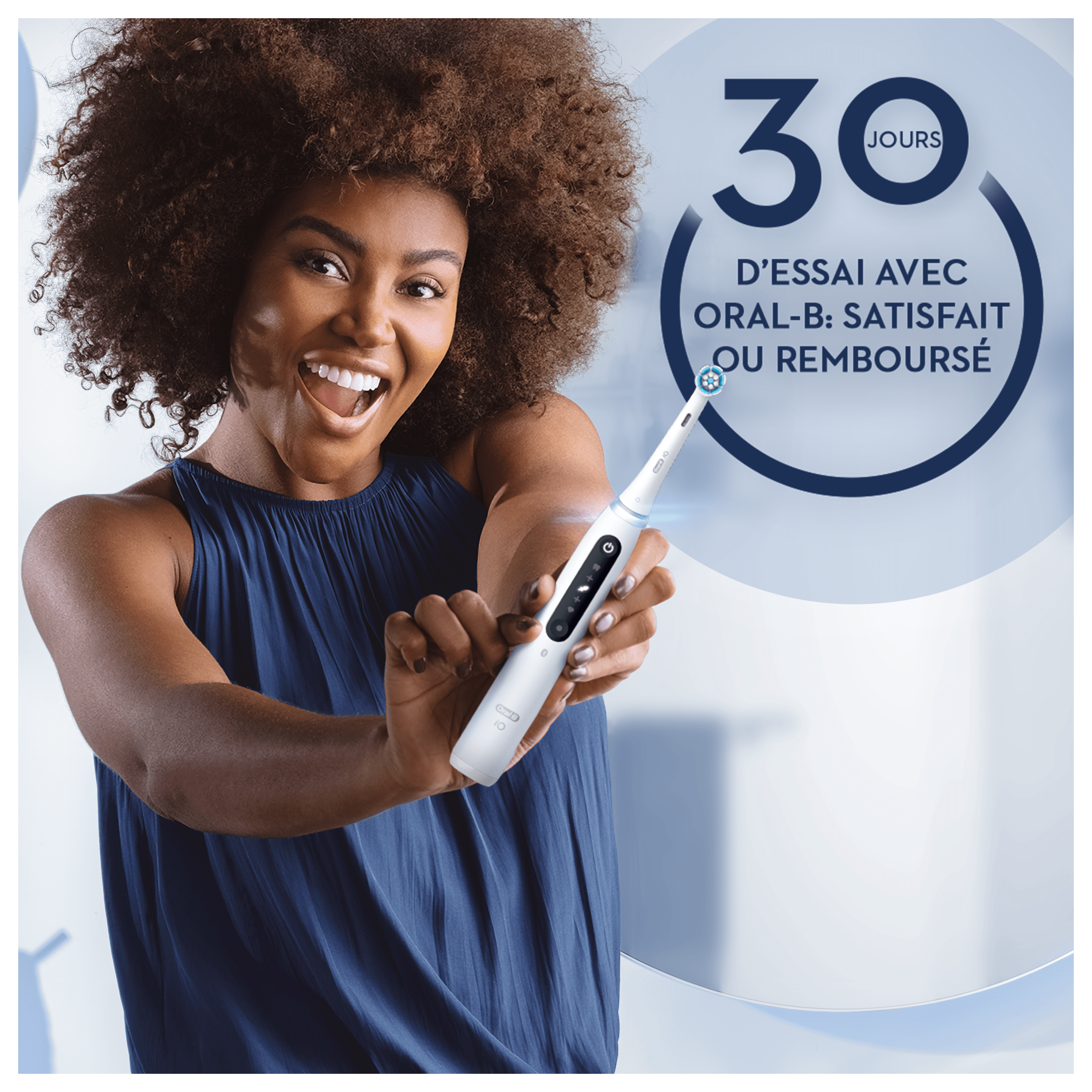 Oral-B iO 5 Blanche Brosse à dents électrique avec brossette