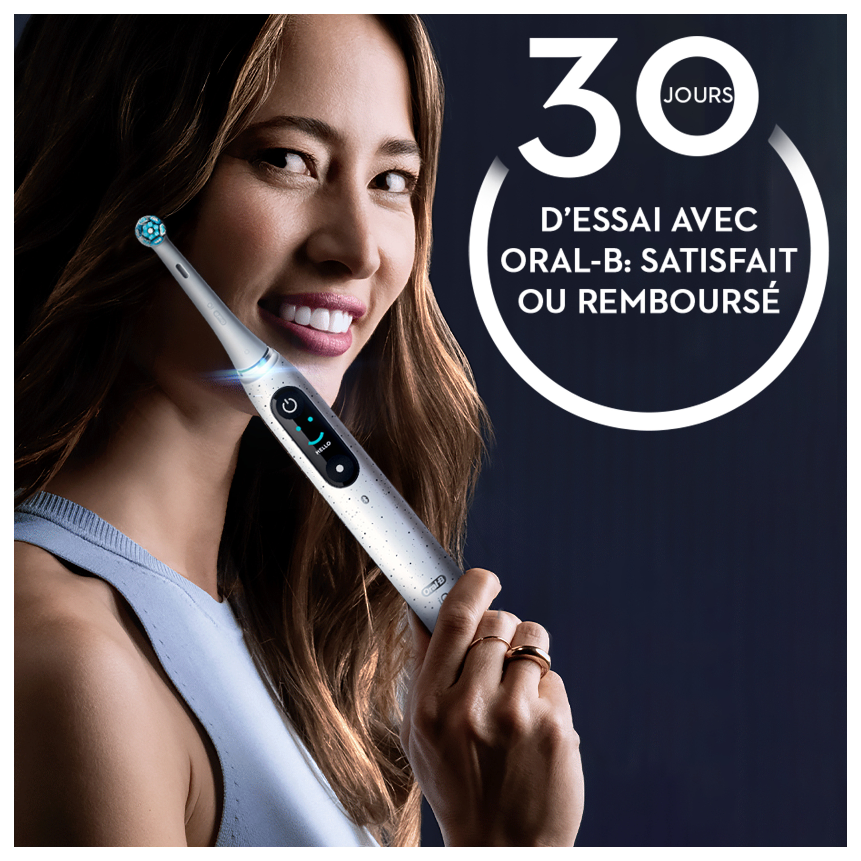 Oral-B iO 10 Blanche Brosse à dents électrique avec brossette