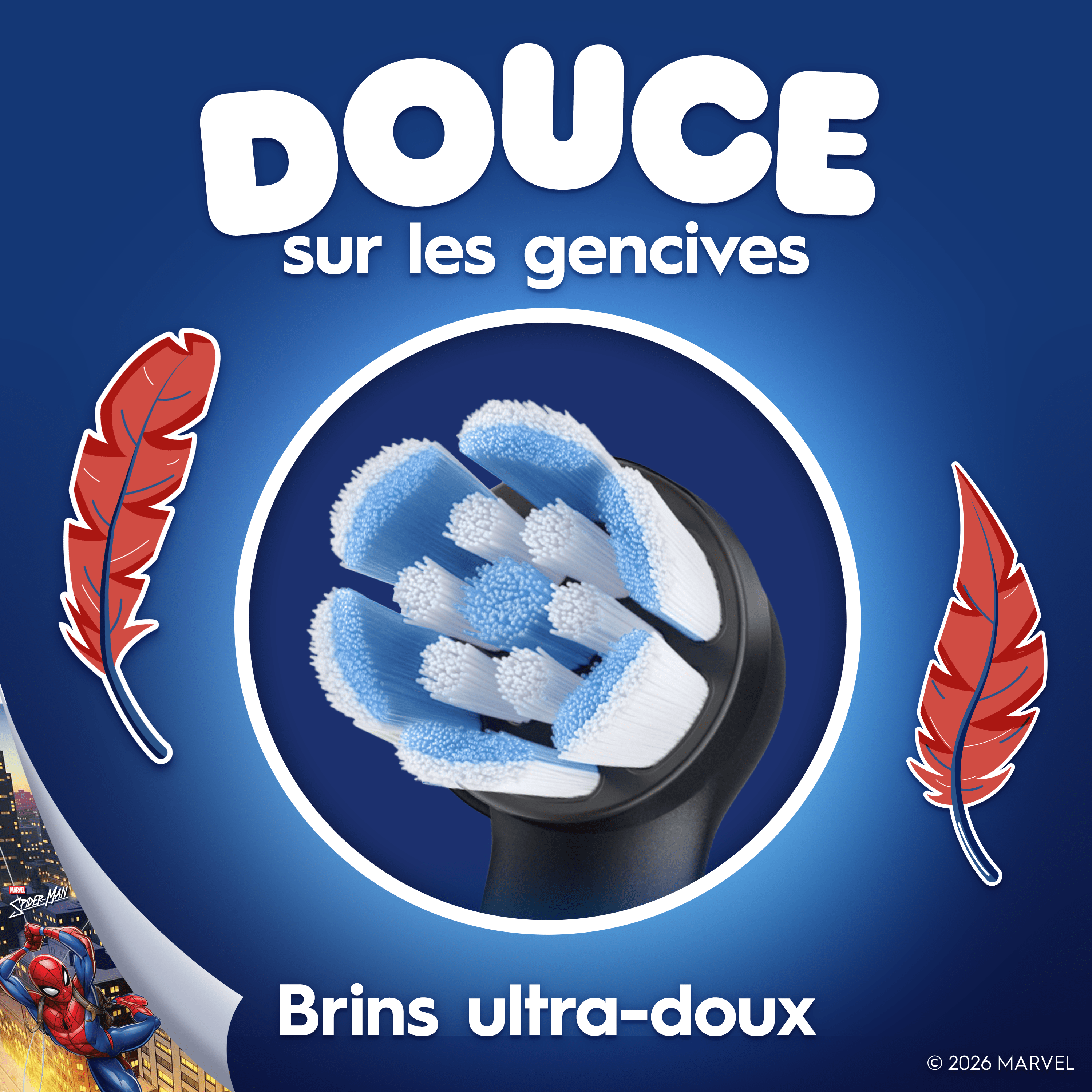 Oral-B iO Kids 6 Ans Et Plus Spiderman Brossettes Brosse À Dents Électrique, 2