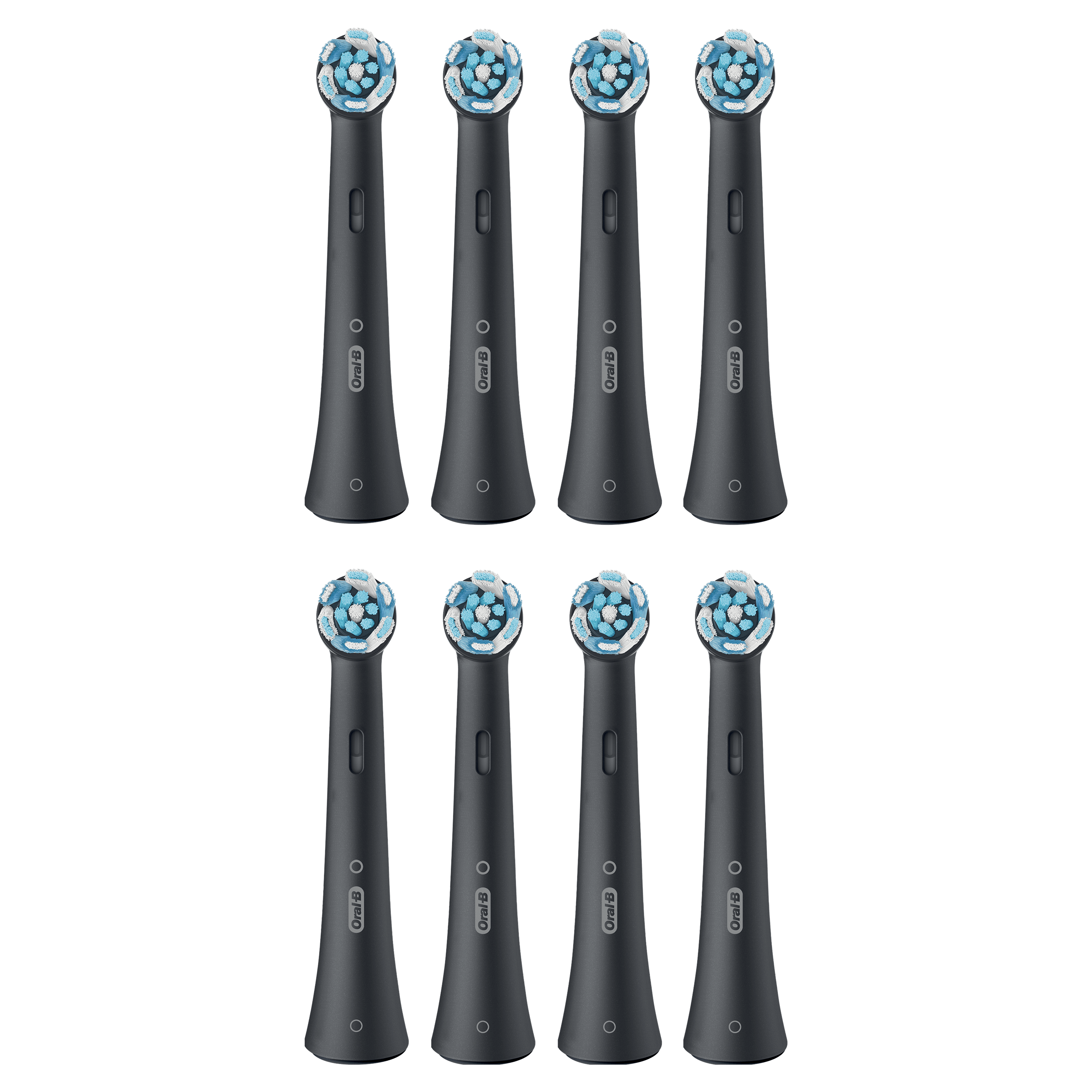 Oral-B IO Ultimate Clean Brossette Pour Brosse À Dents Électrique Noire, Lot De 8, Convient À Une Boîte Aux Lettres