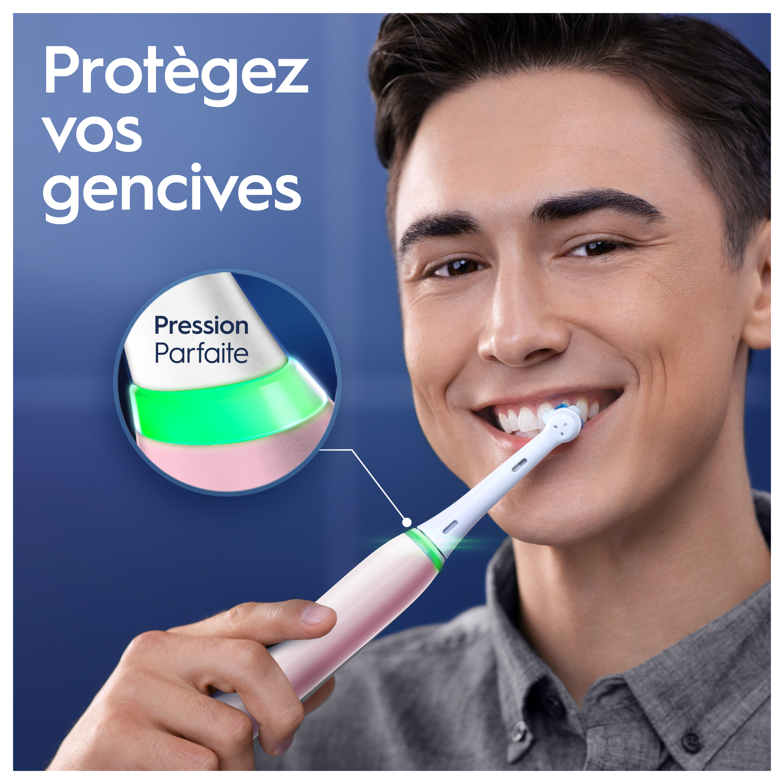 Oral-B iO 6 Rose Brosse à dents électrique avec 2 brossettes