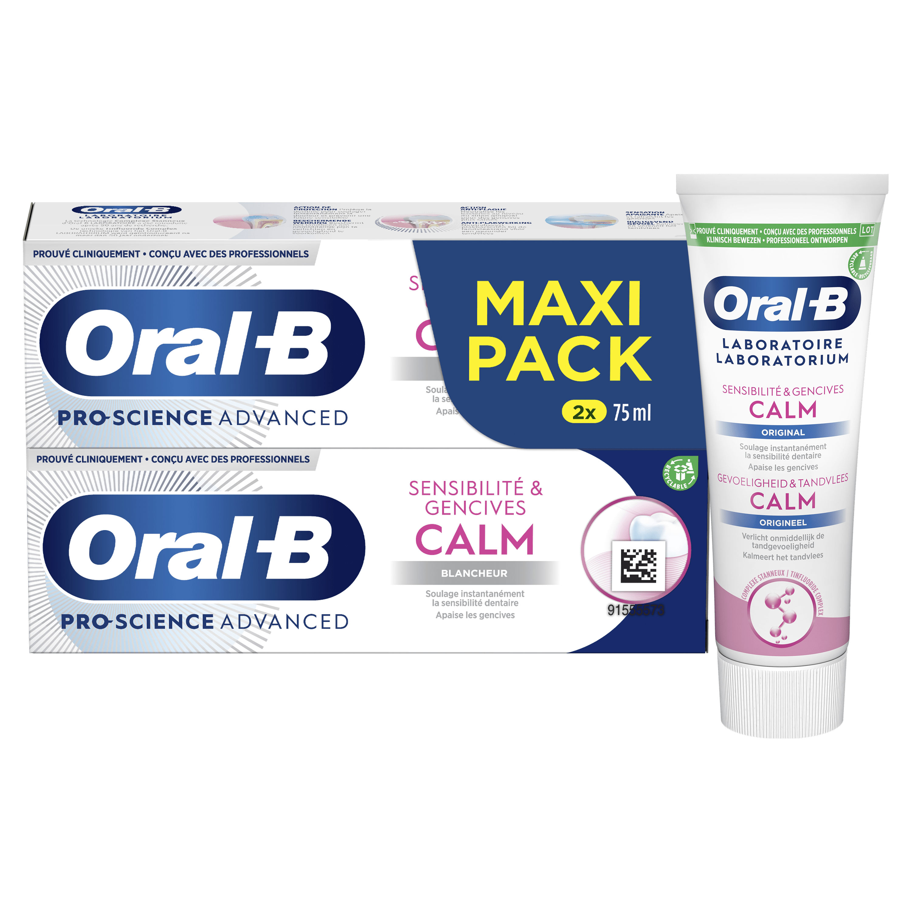 Oral-B Pro Pack de routine dentaire - gencives sensibles