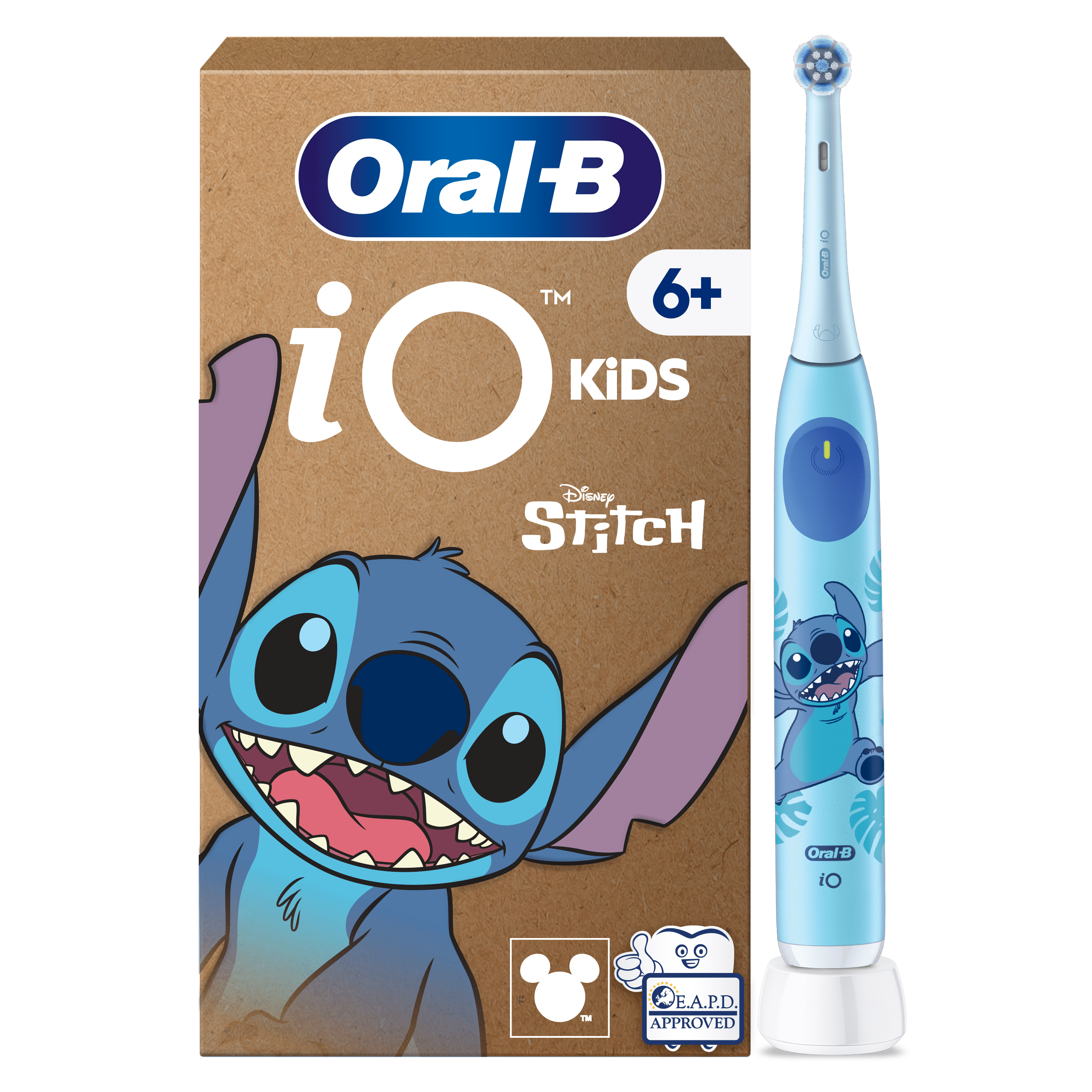 Oral-B iO Kids Disney Stitch Brosse À Dents Électrique, 1 Brossette
