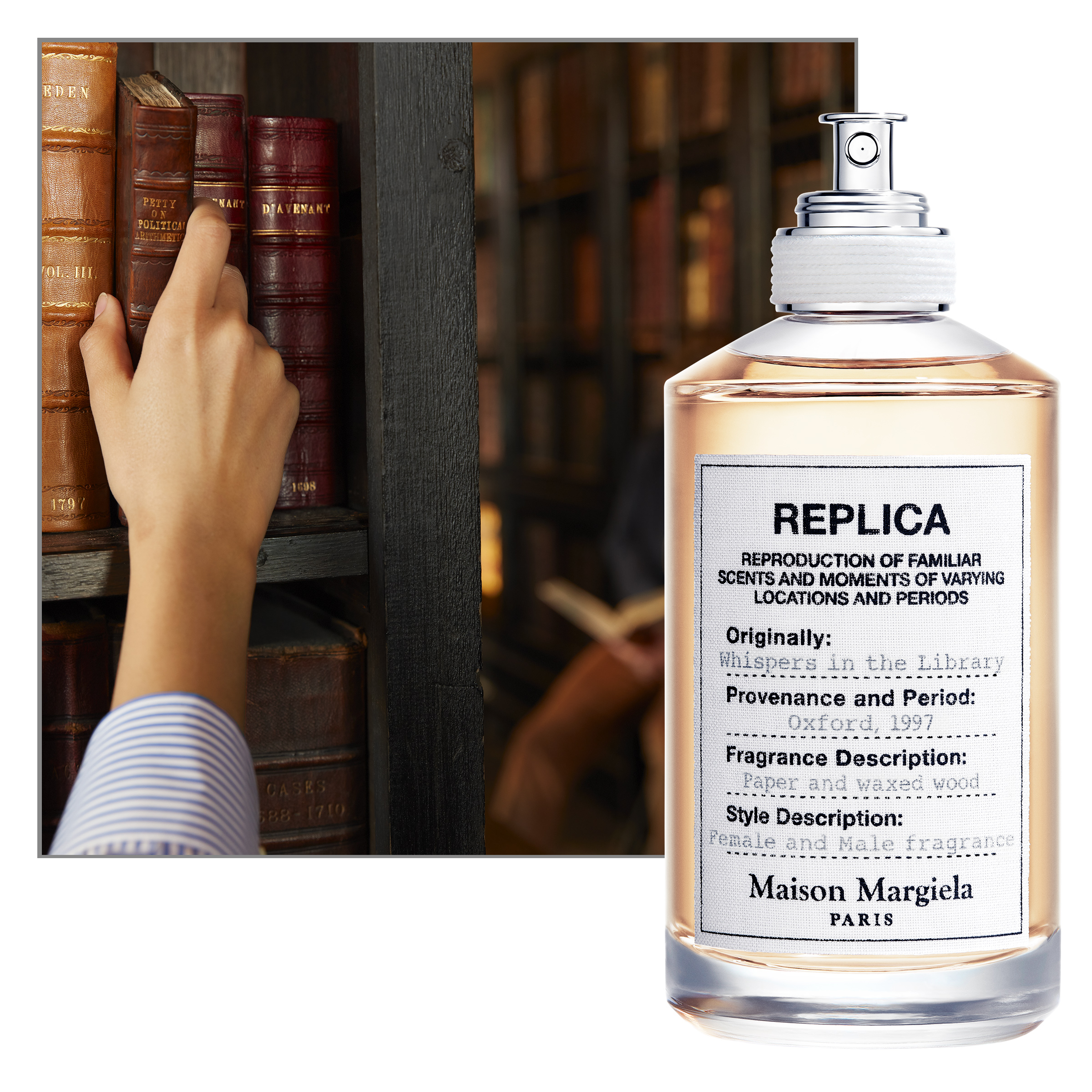 maison margiela replica whispers in the library eau de toilette