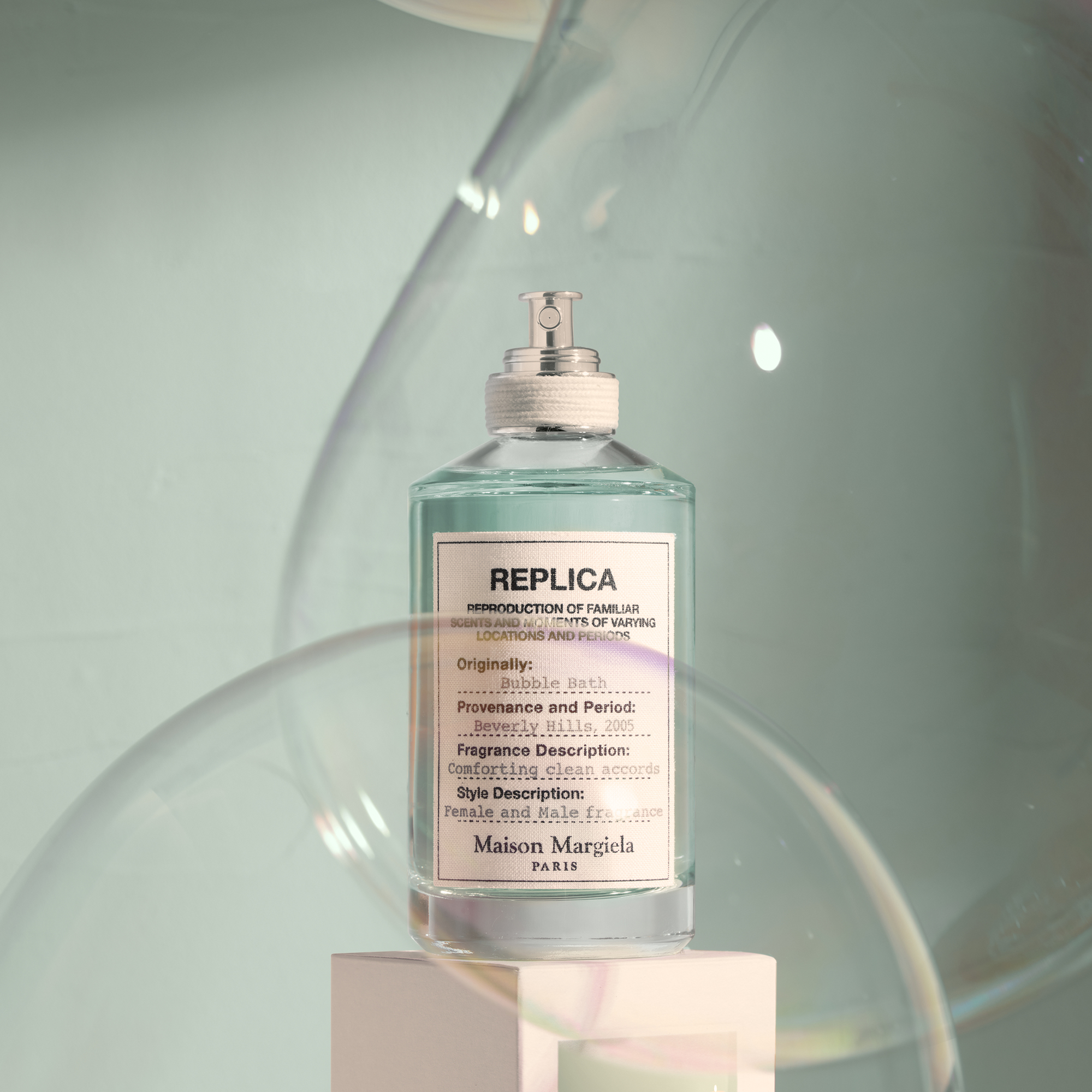replica bubble bath perfume
