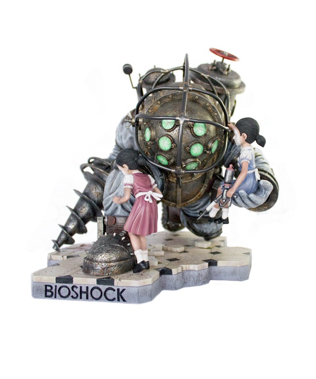 bioshock little sister statue