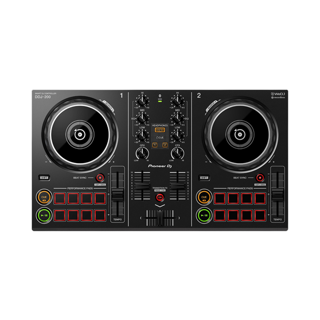 DDJ-200, PIONEER DJ - Smart DJ Controller for WeDJ & rekordbox
