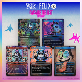 Secret Lair x Felix the Cat: Magic Bag of Tricks Foil Edition