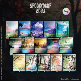 Places to Trick or Treat Foil Lands Bundle