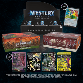 1x mystery booster convention edition booster box Unlike customary reprints Mystery Booster Convention Edition Full