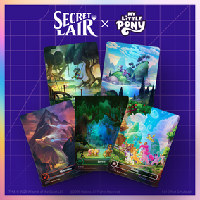 Secret Lair x My Little Pony: The Lands of Equestria Foil Edition