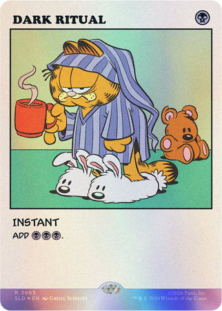 MTG Secret Lair x Garfield 4種セット SLD 7092fbe91091230fd32b7ae4925f08