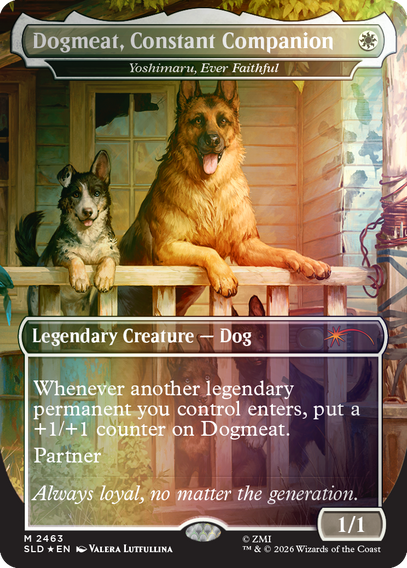マジック：ザ・ギャザリング MTG Greet the Dog Foil Edition Secret Lair x Fallout®: Greet the Dog Foil Edition​ | Secret Lair