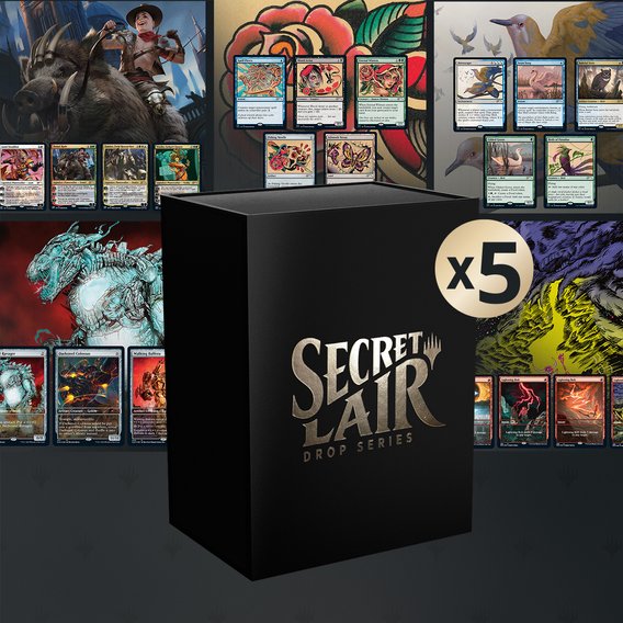 夏の帳　4枚　mtg sld secret lair Summer Superdrop Bundle | Secret Lair