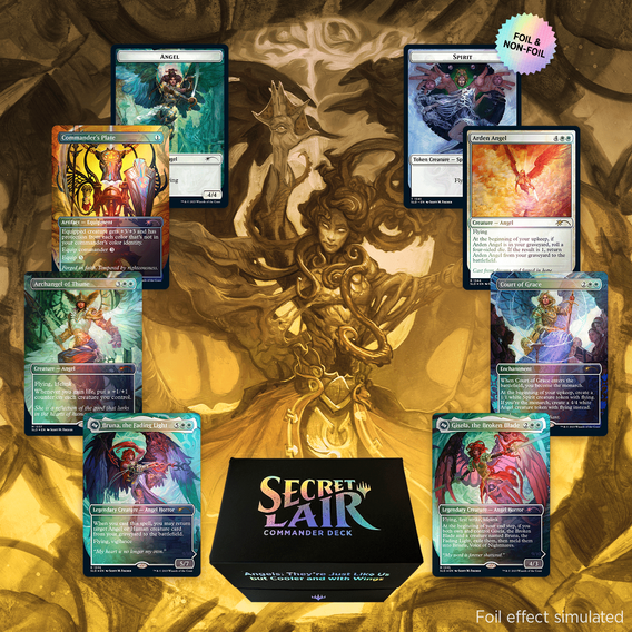 マジック：ザ・ギャザリング Secret lair angels commander deck Angels: They're Just Like Us but Cooler and with Wings | Secret Lair