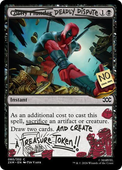 マジック：ザ・ギャザリング MTG Secret Lair x MARVEL Deadpool 490be2c062c198c6c7aa3970bf7328