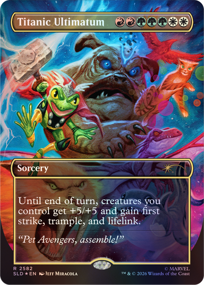 Secret Lair x Marvel: Earth's Mightiest Pets Foil | Secret Lair