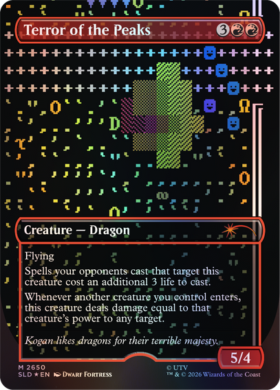 Secret Lair x Dwarf Fortress: Create New World Foil Edition