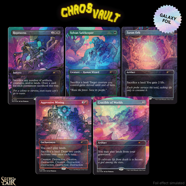 【オミタガガ様用】稲妻 Foil ２枚 Secret Lair MTG Alien Auroras Galaxy Foil Edition | Secret Lair