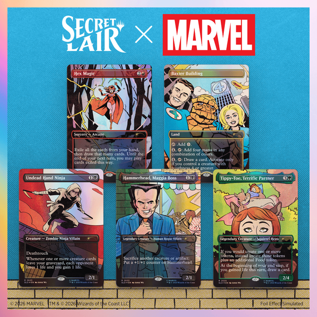 Secret Lair x Marvel: Spinner Rack Specials Foil