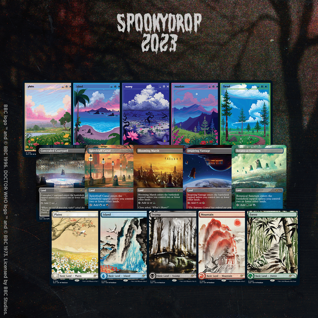 Places to Trick or Treat Non-Foil Lands Bundle | Secret Lair