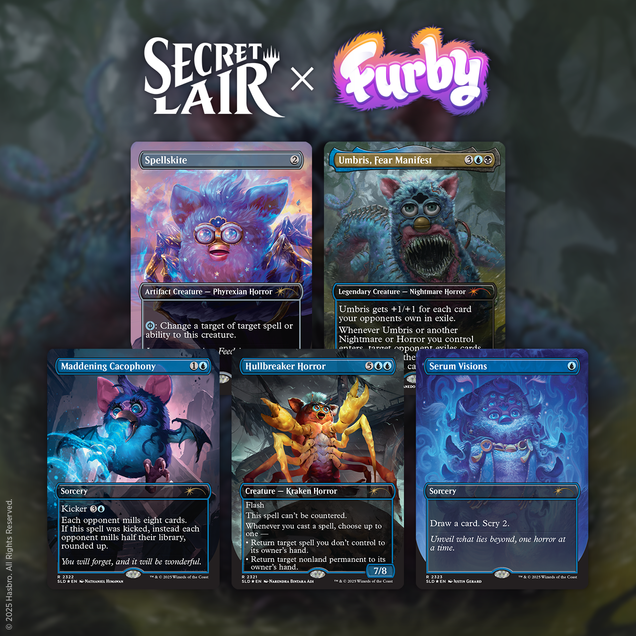 mtg シークレットレイヤー　ファービー Furby Secret Lair x Furby: The Oddbodies​ | Secret Lair