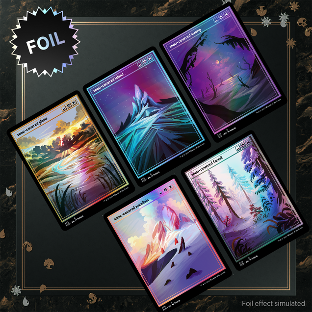 マジック：ザ・ギャザリング MTG Secret Lair PixelLands Foil PixelSnowLands.jpg Foil Edition | Secret Lair
