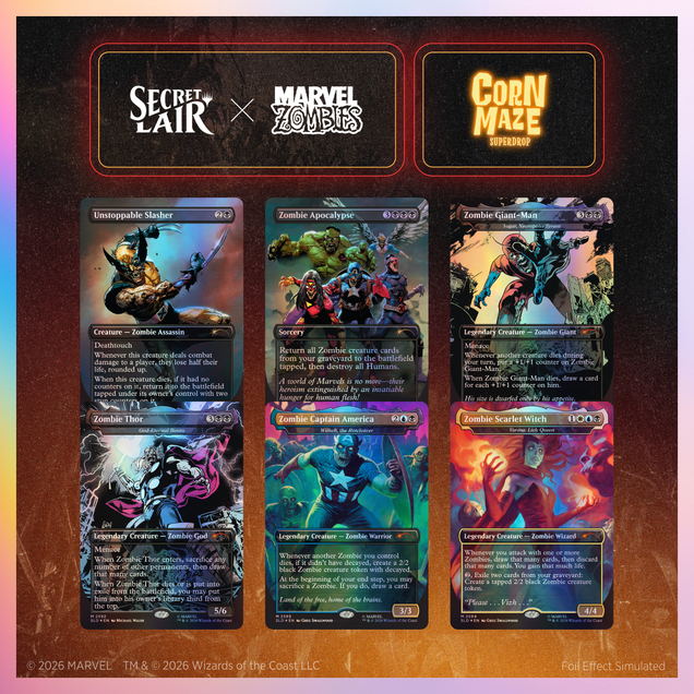 Secret Lair x Marvel: Zombies Foil Edition