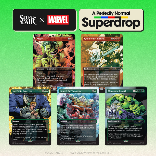 Secret Lair x Marvel's Hulk: SMASH!