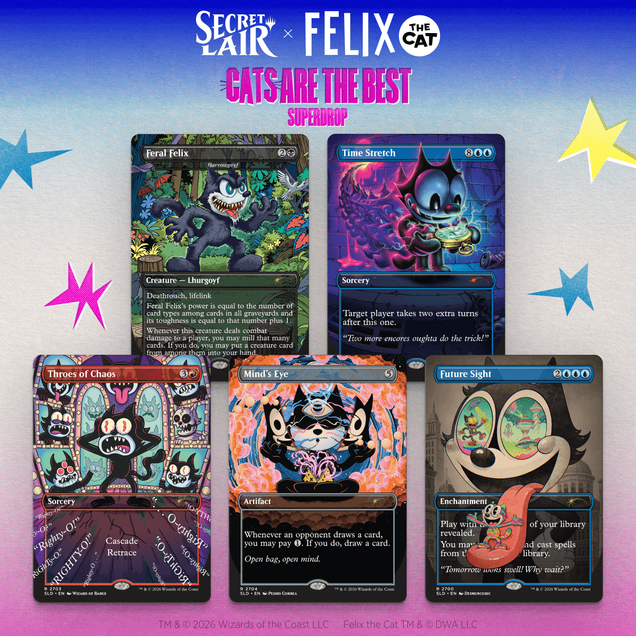 Secret Lair x Felix the Cat: Magic Bag of Tricks