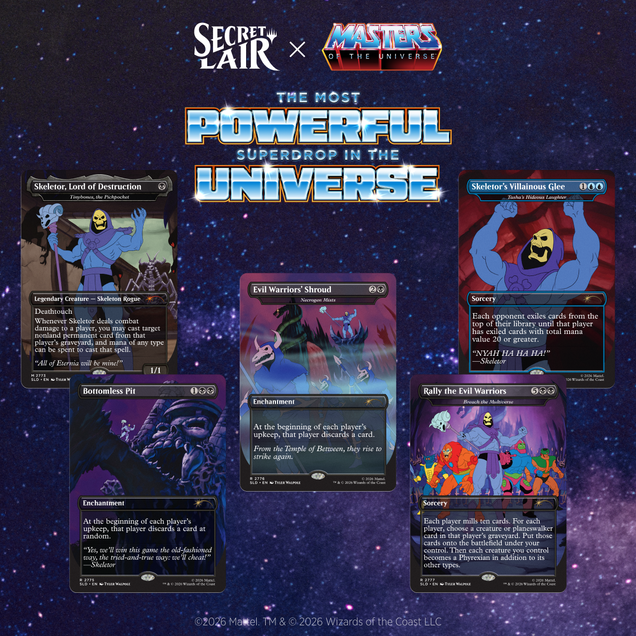 Secret Lair x Masters of the Universe™: Nyah-ha-ha!