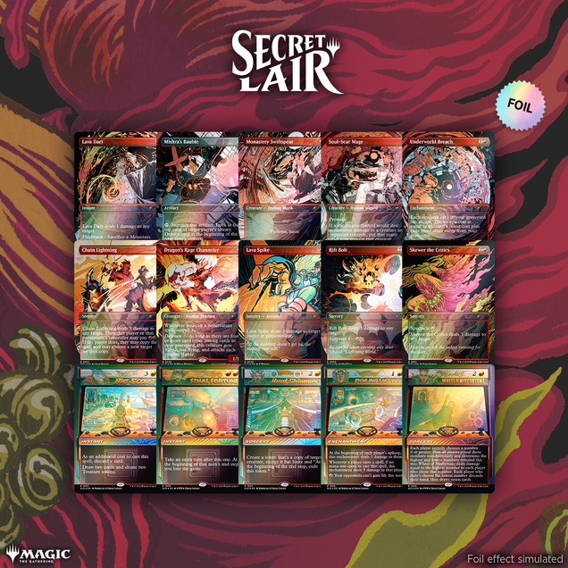 Burn 'Em All Bundle Foil Edition | Secret Lair