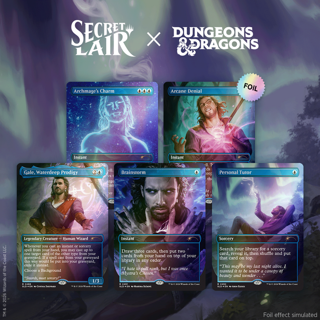 Secret Lair x Dungeons & Dragons®: Gale's Ambition Foil Edition