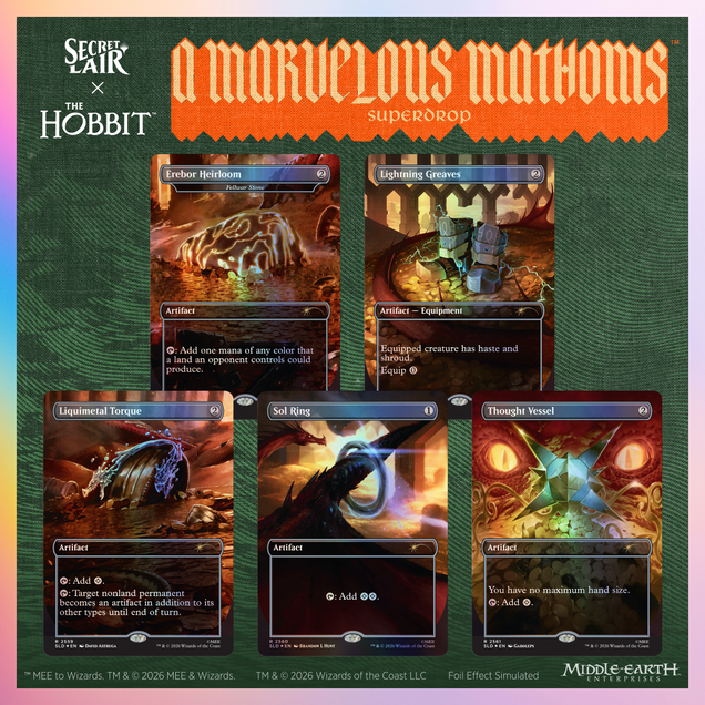 Secret Lair x The Hobbit: Smaug's Spoils Foil Edition