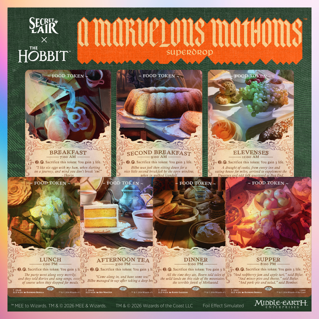Secret Lair x The Hobbit: Second Breakfast and Beyond Foil Edition