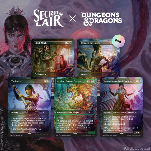 Secret Lair x Dungeons & Dragons®: Shadowheart's Devotion Foil Edition