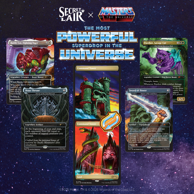 Secret Lair x Masters of the Universe™: Sold Separately
