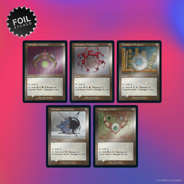 Dan Frazier Is Back Again: The Allied Talismans Foil Etched