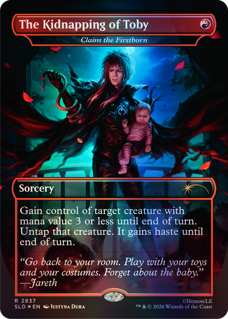 Secret Lair x Jim Henson’s Labyrinth: Fear Me, Love Me Foil Edition