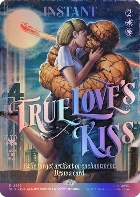 Secret Lair x Marvel: True Believers in Love Foil Edition