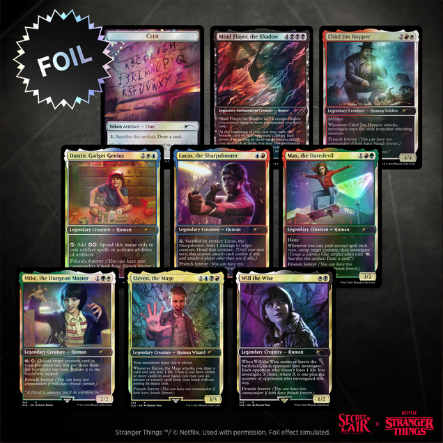 マジック：ザ・ギャザリング Secret Lair x Stranger Things Foil Secret Lair x Stranger Things Foil Edition | Secret Lair