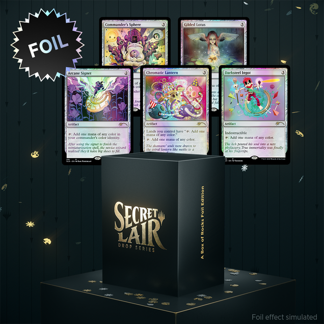MTG Secret Lair A Box of Rocks Foil 新品 A Box of Rocks Foil Edition | Secret Lair