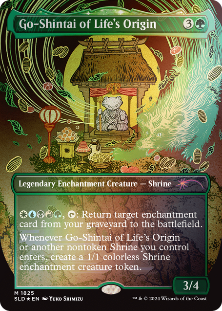 mtg shrine commander deck EDH Deck Go-Shintai of Life's Origin 100 Magic Cards Custom Deck Shrines Enchantments 5 Color Shrine On! | Go-Shintai of