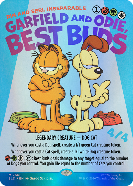 Secret Lair x Garfield: Motivationally Challenged Foil Edition​