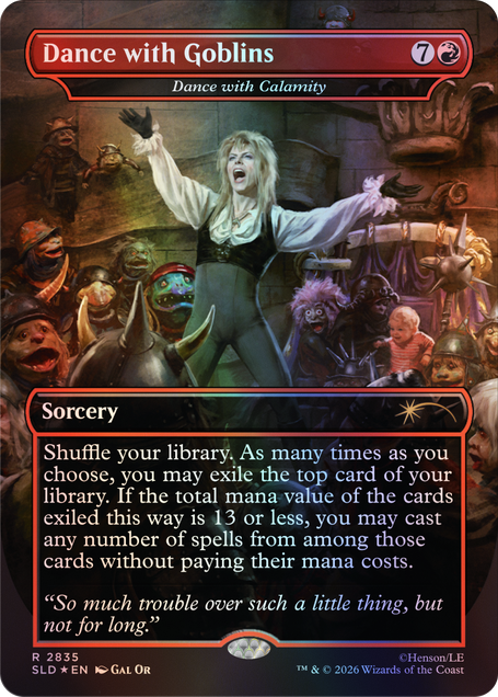 Secret Lair x Jim Henson’s Labyrinth: Fear Me, Love Me Foil Edition