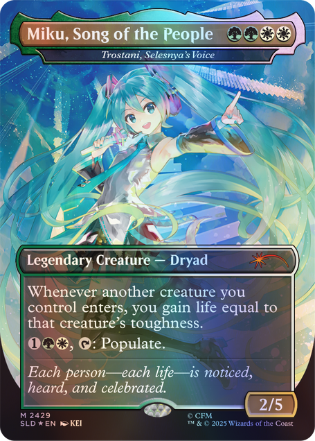 Secret Lair Commander Deck: Hatsune Miku