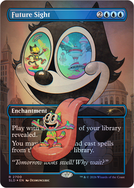 【foil】Secret Lair 「Magic Bag of Tricks」 Secret Lair x Felix the Cat: Magic Bag of Tricks Foil Edition