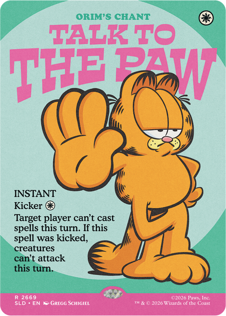 Secret Lair x Garfield: Motivationally Challenged​