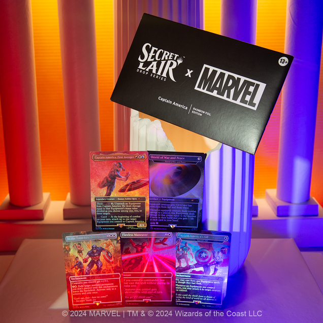 Secret Lair x Marvel's Captain America Foil Edition | Secret Lair